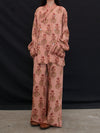 Mutedance 25 Spring/Summer Silk Linen Loose Trousers Series MD-MD25SS79-ROSE MD25SS77